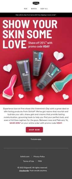 Schick-Valentines-Day-Email